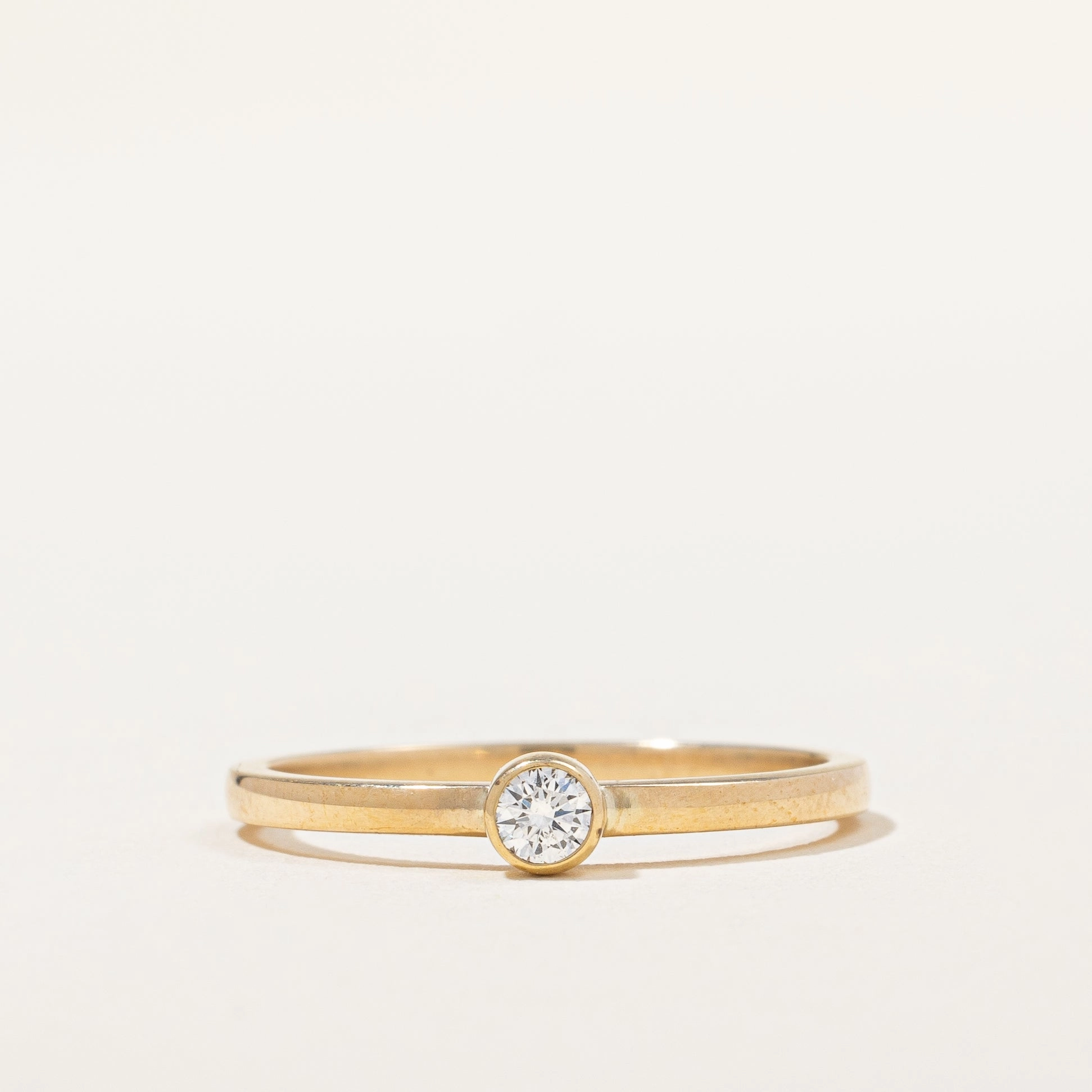 Timeless Shine Pieces 100 Ways' 10k Diamond Stacking Band | 0.08 | Options Available