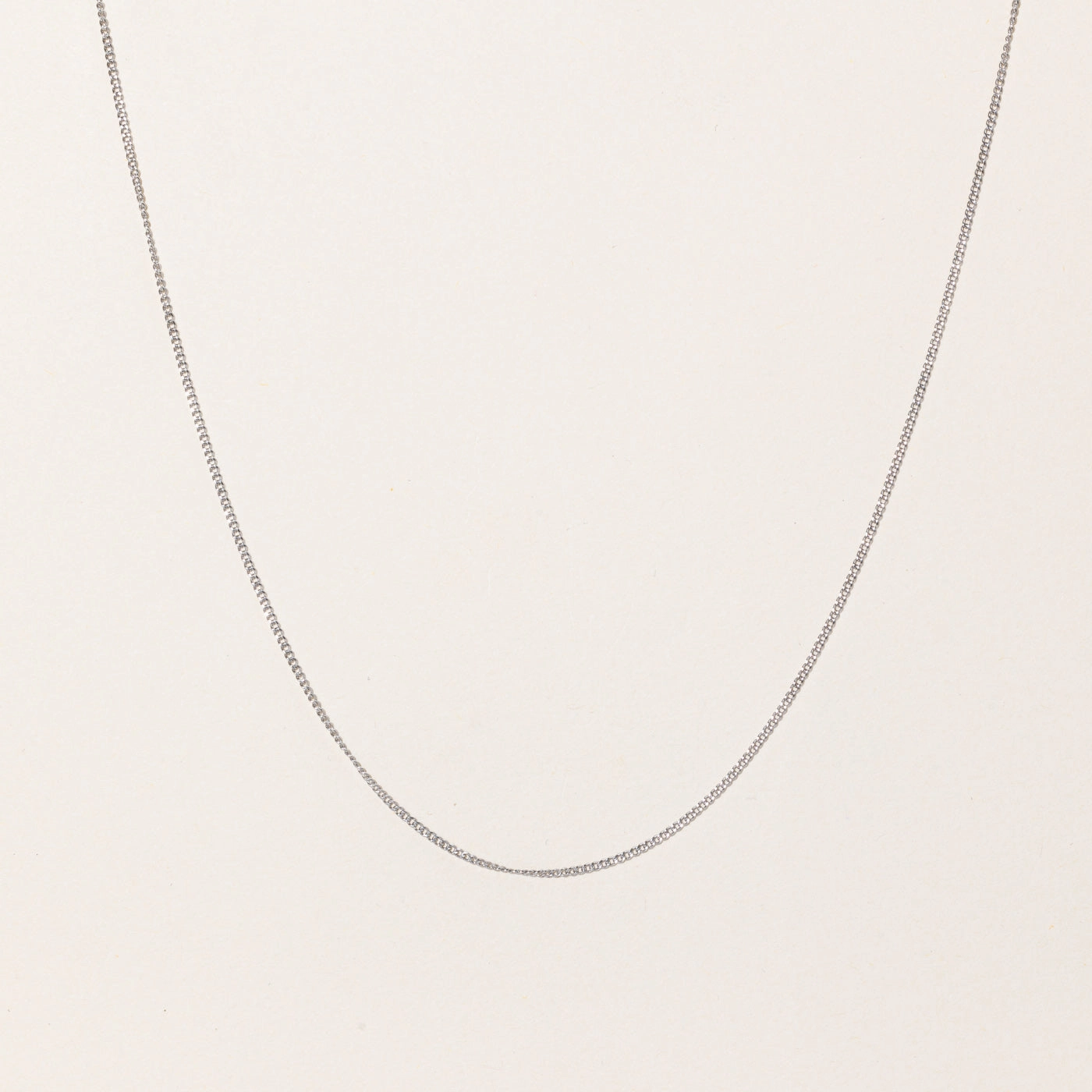100 Ways' 14K Adjustable White Gold Chain | 1.3mm | 16" - 18" Soft Glam Fashion Shine