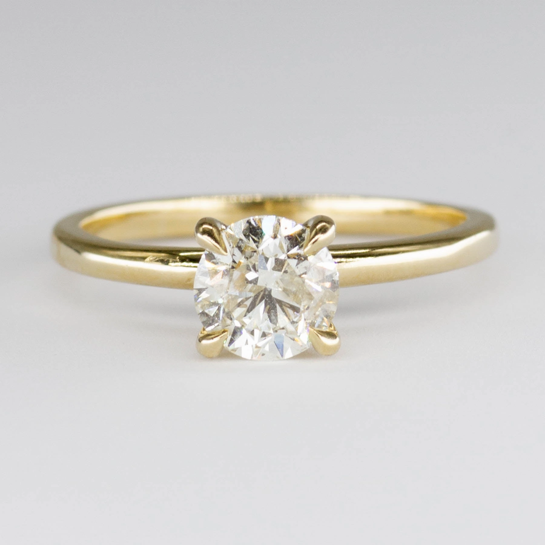 100 Ways' 14k Yellow Gold Diamond Solitaire Ring | 1.08ct | SZ 6.75 Signature Edge