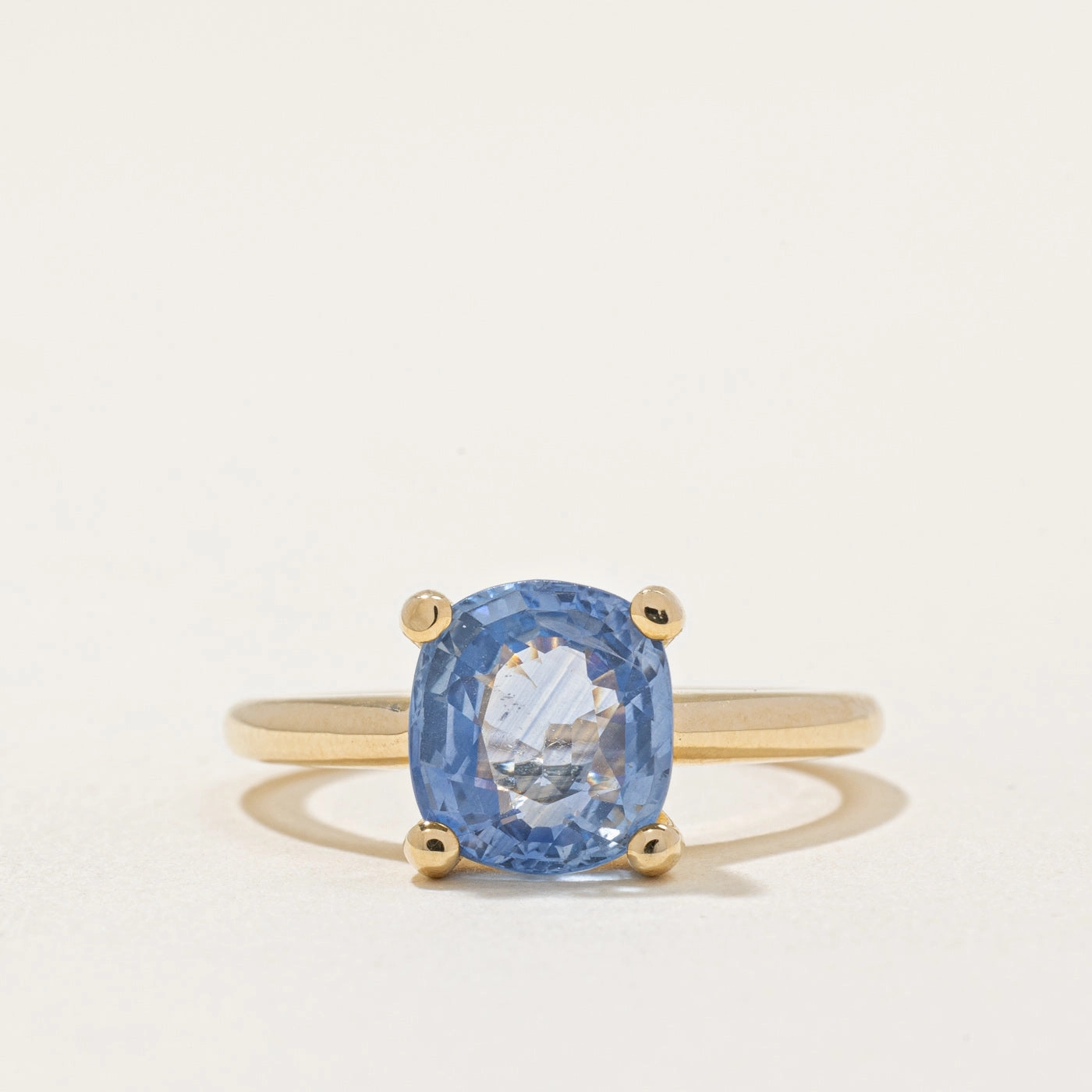 Mixed Metals Effortless Piece 100 Ways' Ceylon Sapphire Ring | 3.17ct | SZ 6.75 |