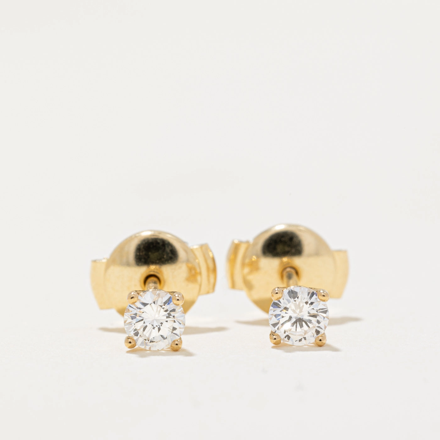 100 Ways' Mini Diamond Studs | 0.27ct | Graceful Form Brunch Look