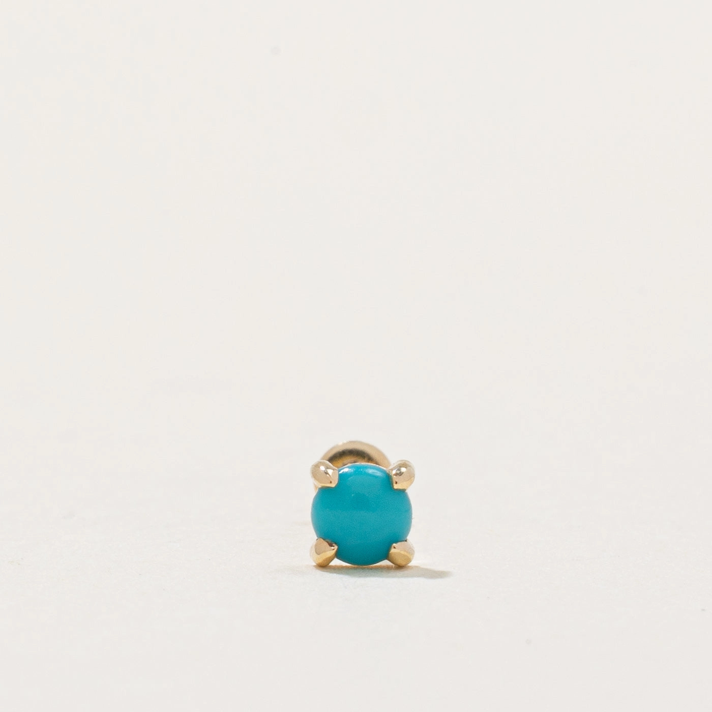 100 Ways' Press-Fit Turquoise Earring | 0.10ct | Luxe Lookbook