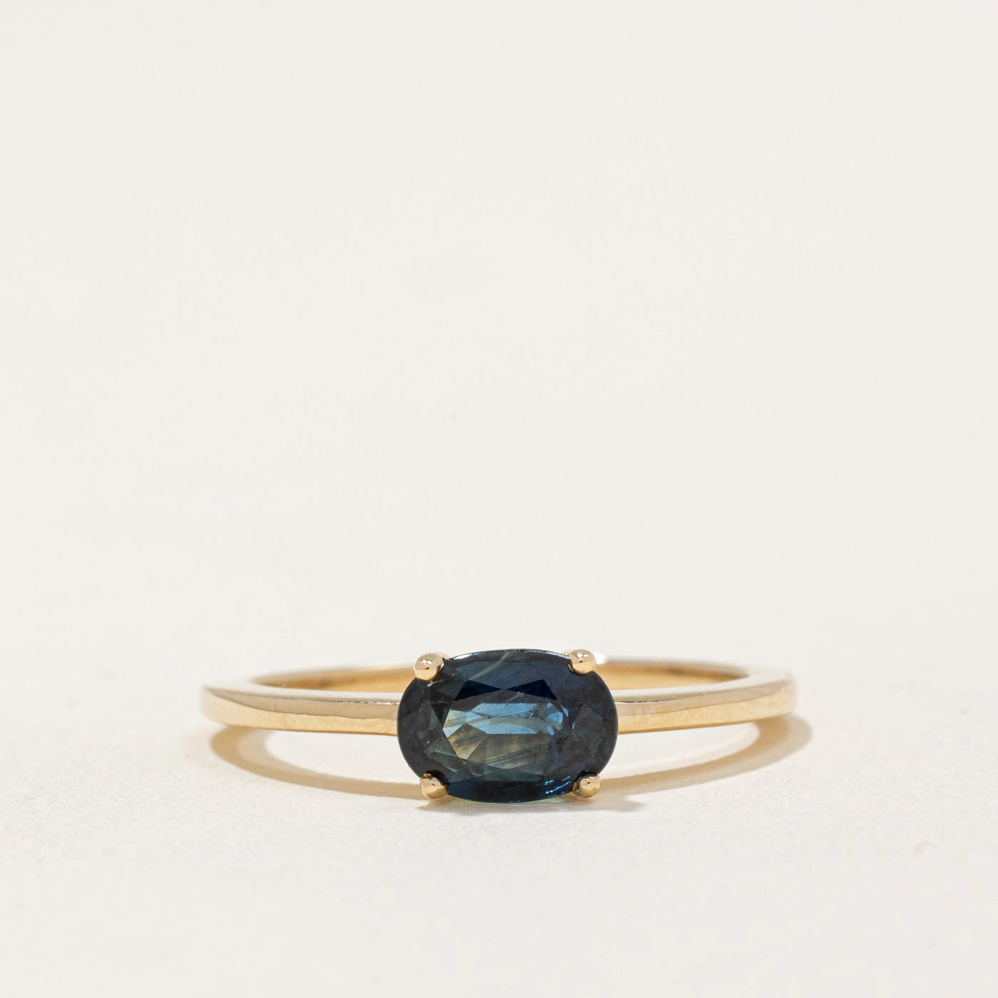 100 Ways' Teal Sapphire Ring | 1.06ct | SZ 6.75 | Statement Form Layered Look