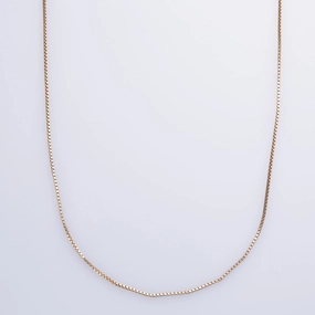Day Vibe 10k Yellow Gold Box Chain | 18" |