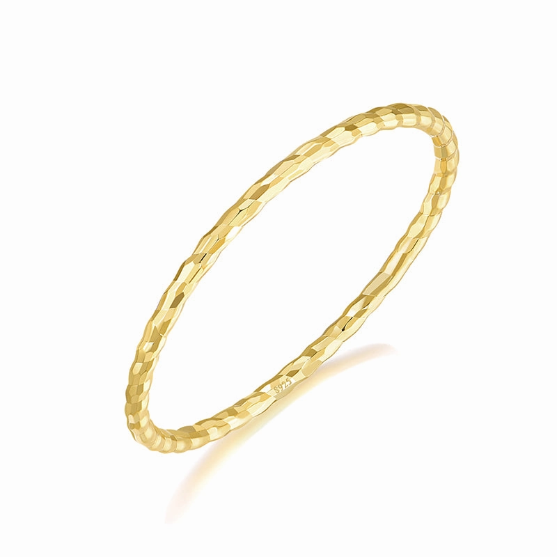 14K Gold Plated Stackable Thumb Ring Strong Expression