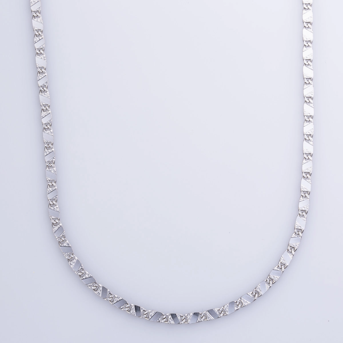 14k White Gold Wheat Chain | 20" | Dainty Form