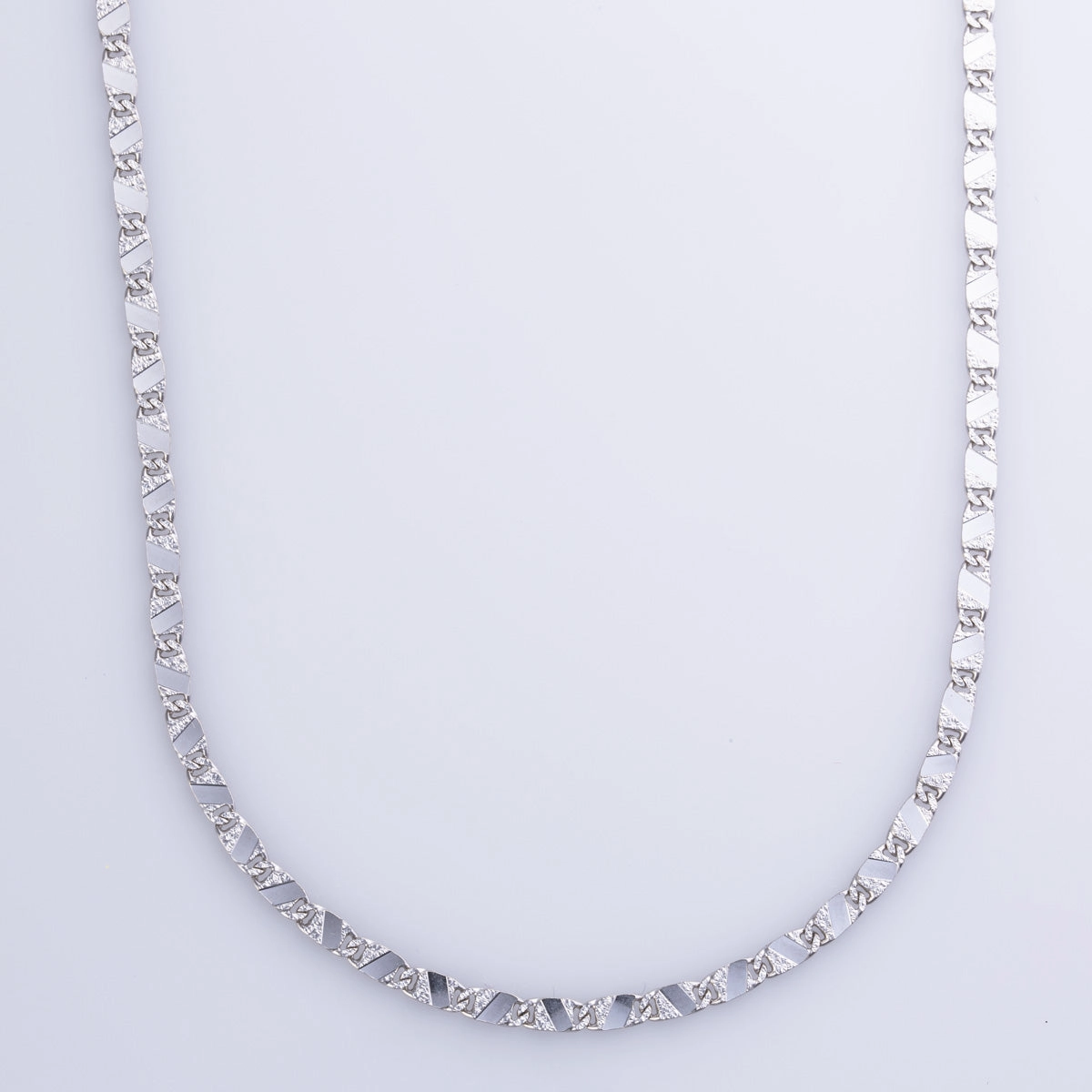 Dainty Accessory 14k White Gold Wheat Chain | 20" |