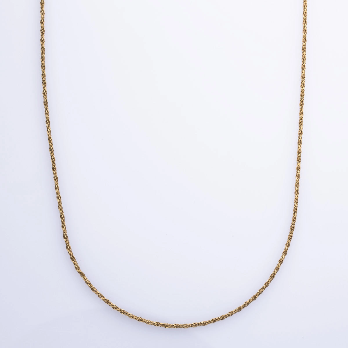 18k Yellow Gold Rope Chain | 24" | everyday elegance