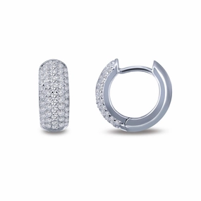 5-Row Huggie Hoop Earrings Distinctive Appeal Pure Feature