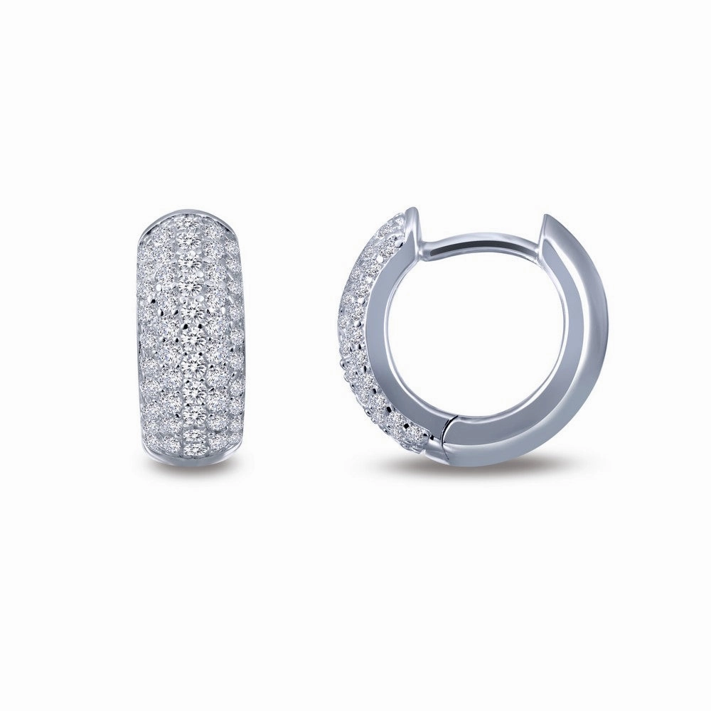 5-Row Huggie Hoop Earrings Distinctive Appeal Pure Feature