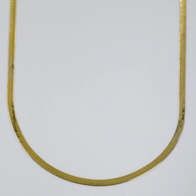 '100 Ways' 4mm Herringbone Chain | 18" | Weekend Glam