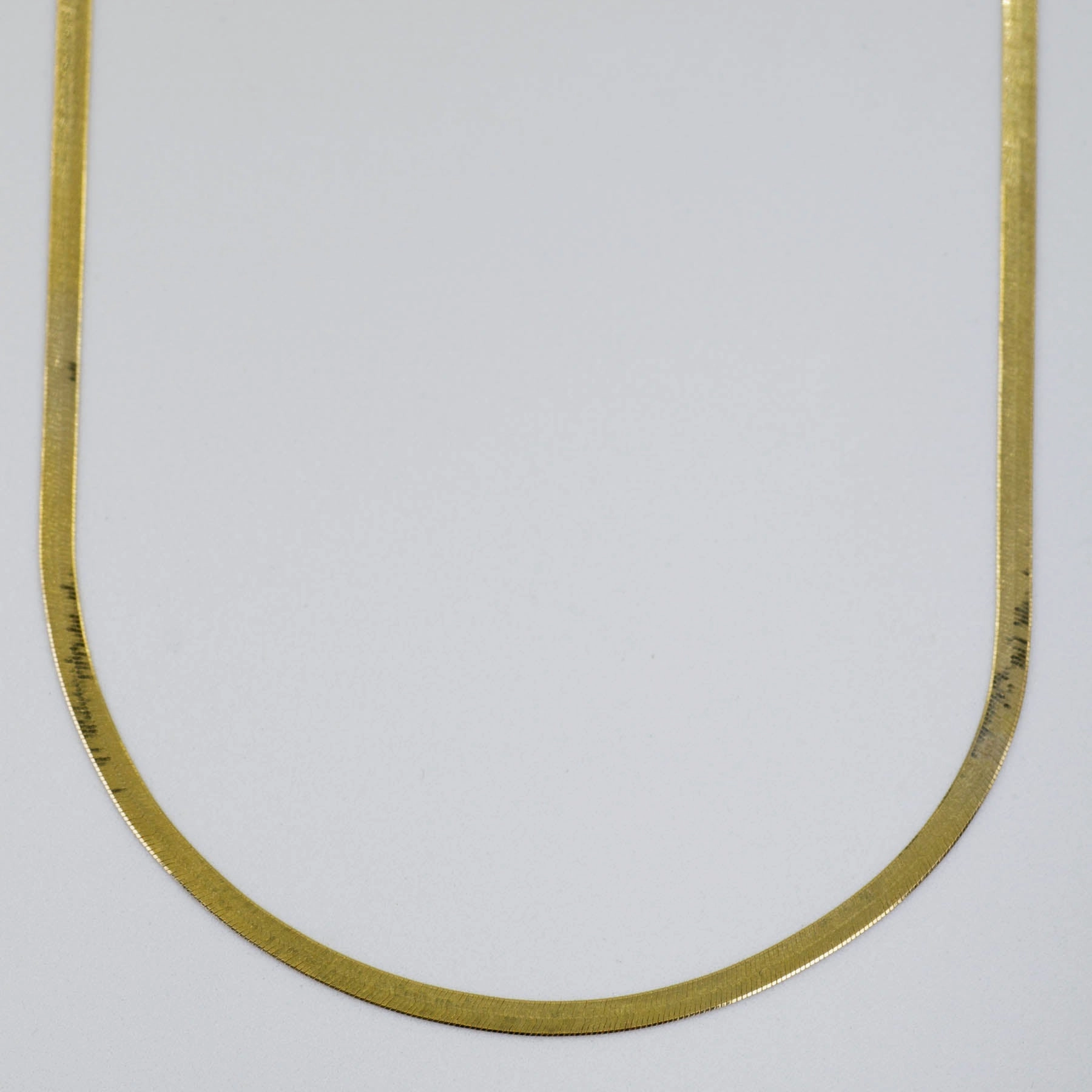 '100 Ways' 4mm Herringbone Chain | 18" | Weekend Glam