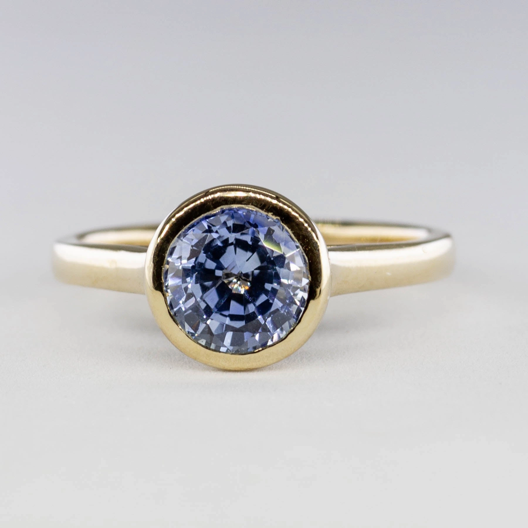'100 Ways' Bezel Set Sapphire Ring | 1.93ct | SZ 6.75 | Polished Sparkle Dazzling Look