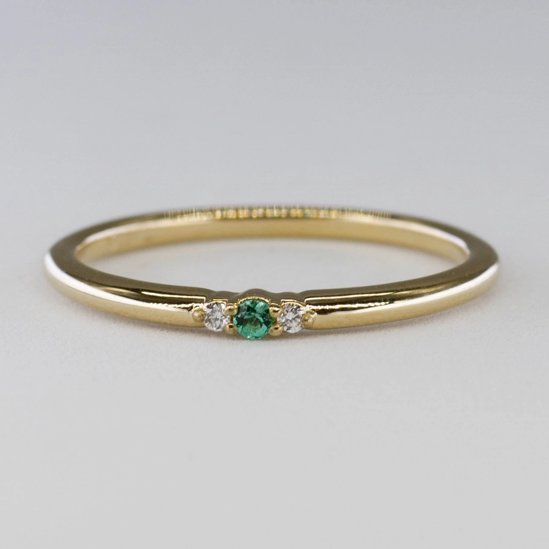 '100 Ways' Birthstone Stacking Rings | Options Available | Sparkling Shine Minimalist Accent