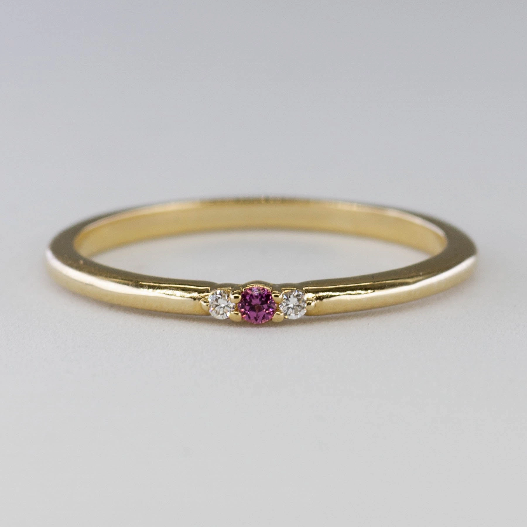 Graceful Detail Bright Pop '100 Ways' Birthstone Stacking Rings | Options Available |