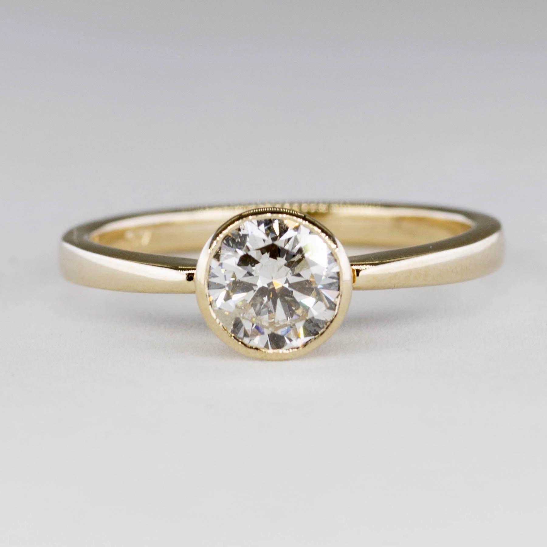 '100 Ways' Canadian Diamond Bezel Set Solitaire | 1.01ct I1 I | SZ 7.25 | Sparkling Craft