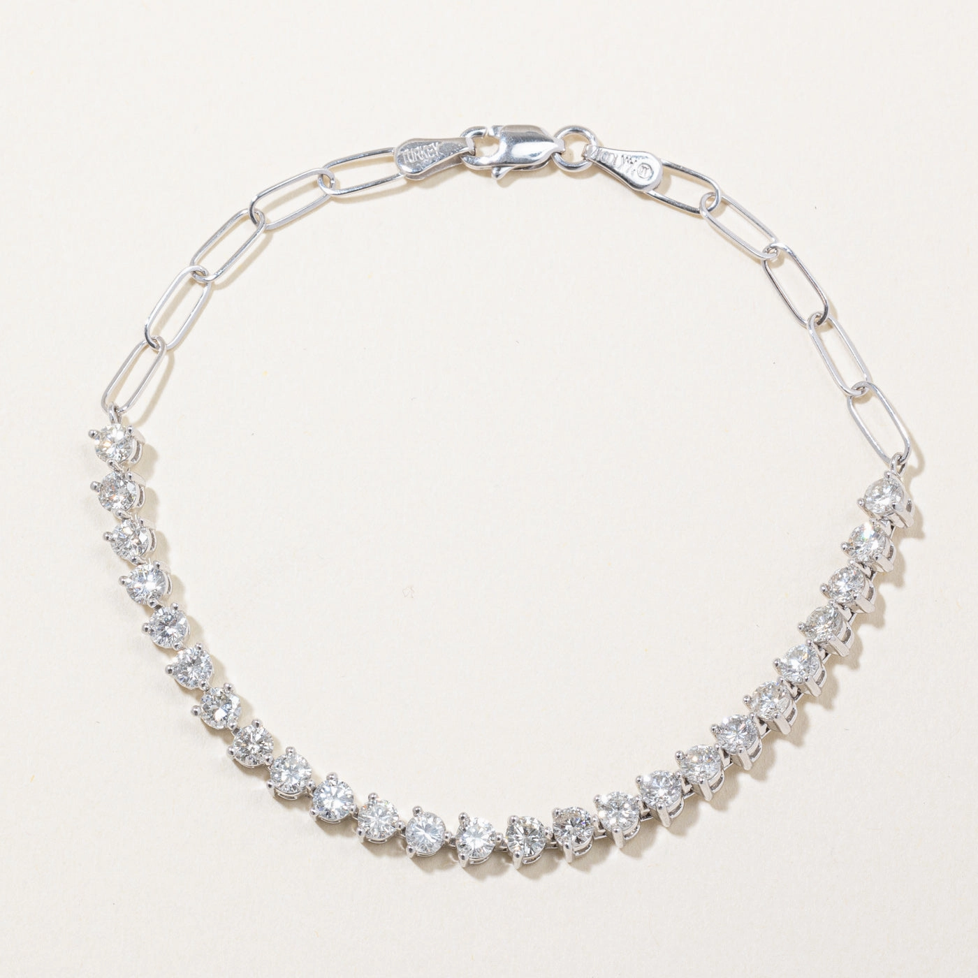 '100 Ways' Diamond Bracelet | 2.50ctw | 7" | Rich Texture