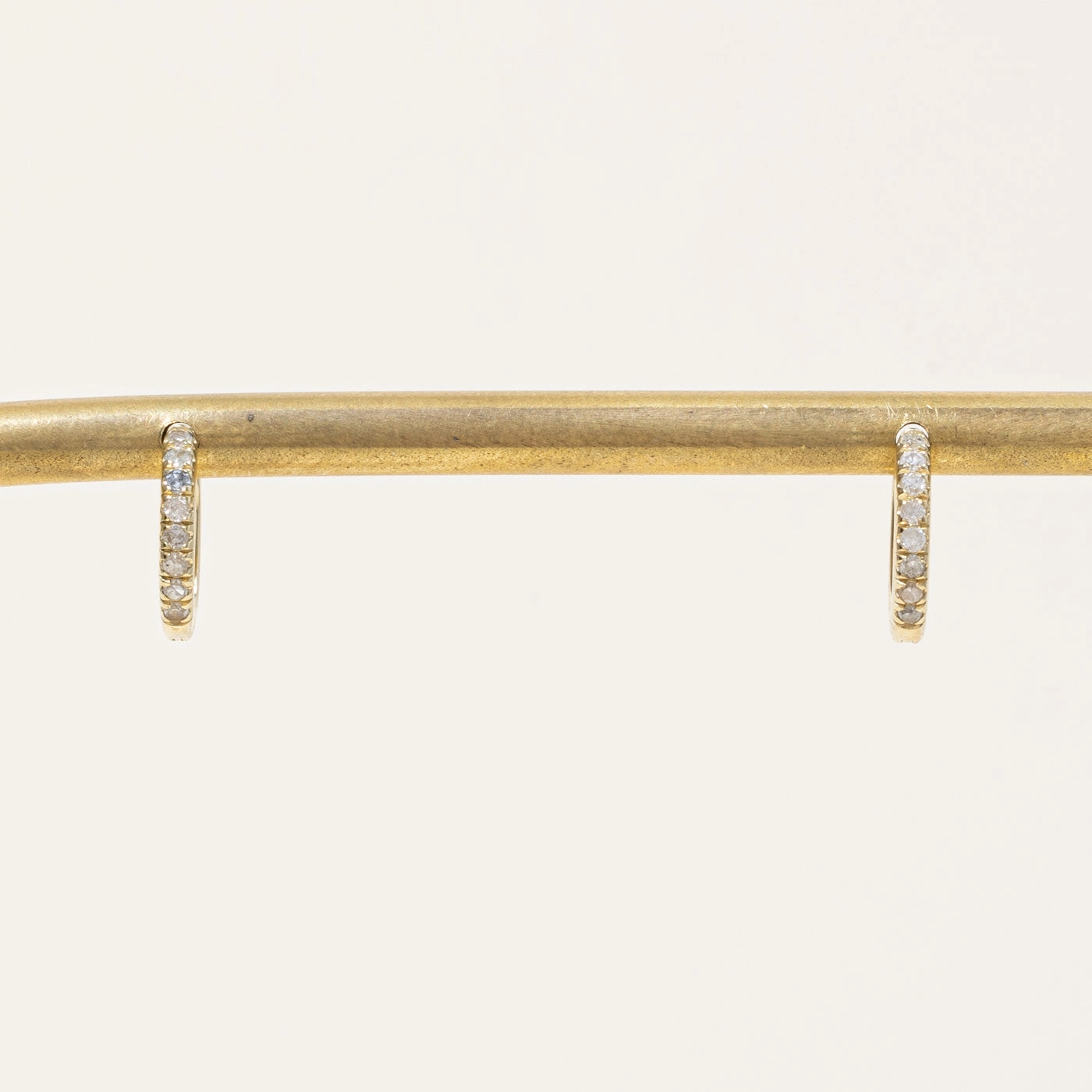 '100 Ways' Diamond Huggie Earrings | 0.125ctw | Distinctive Detailing Trendy Accessory