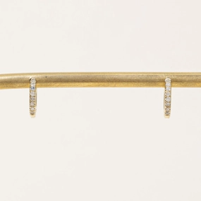 '100 Ways' Diamond Huggie Earrings | 0.125ctw | Winter Mood Distinctive Piece