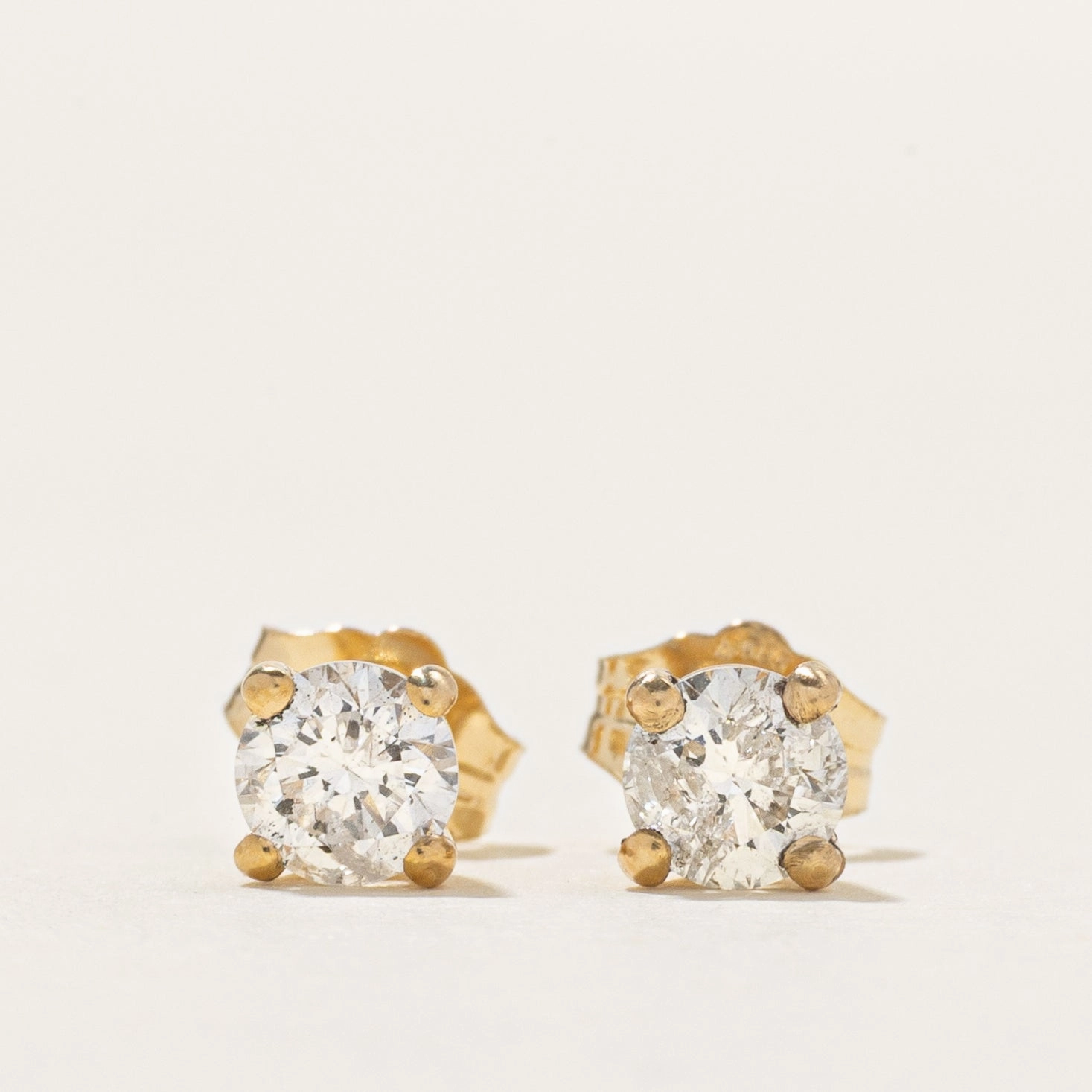 Highlight Feature Model Shot '100 Ways' Diamond Stud Earrings | 0.66ctw