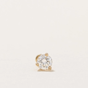 '100 Ways' Diamond Stud Press Fit Earring | 0.16ct | Camera Ready Everyday Glow
