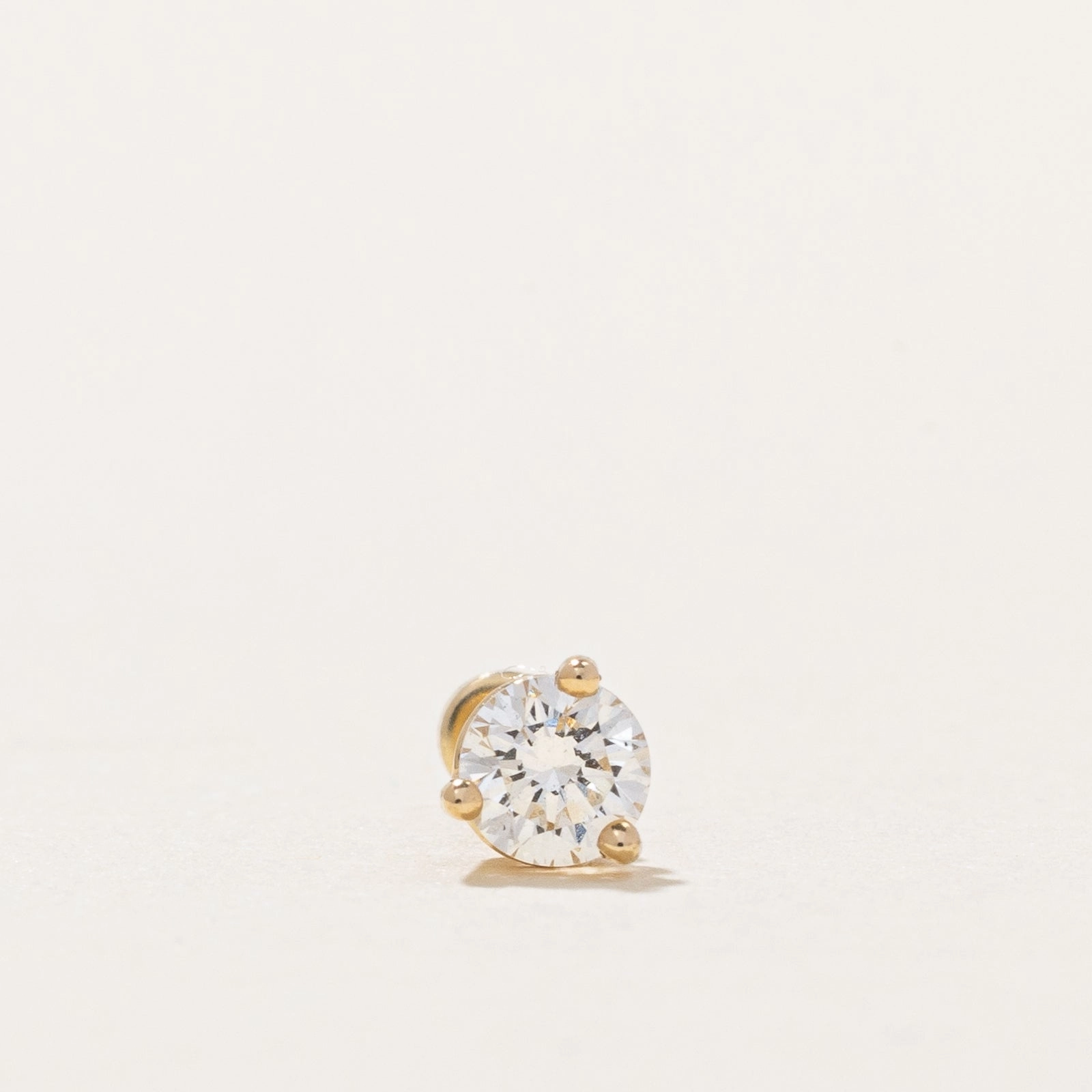 '100 Ways' Diamond Stud Press Fit Earring | 0.16ct | Daily Match