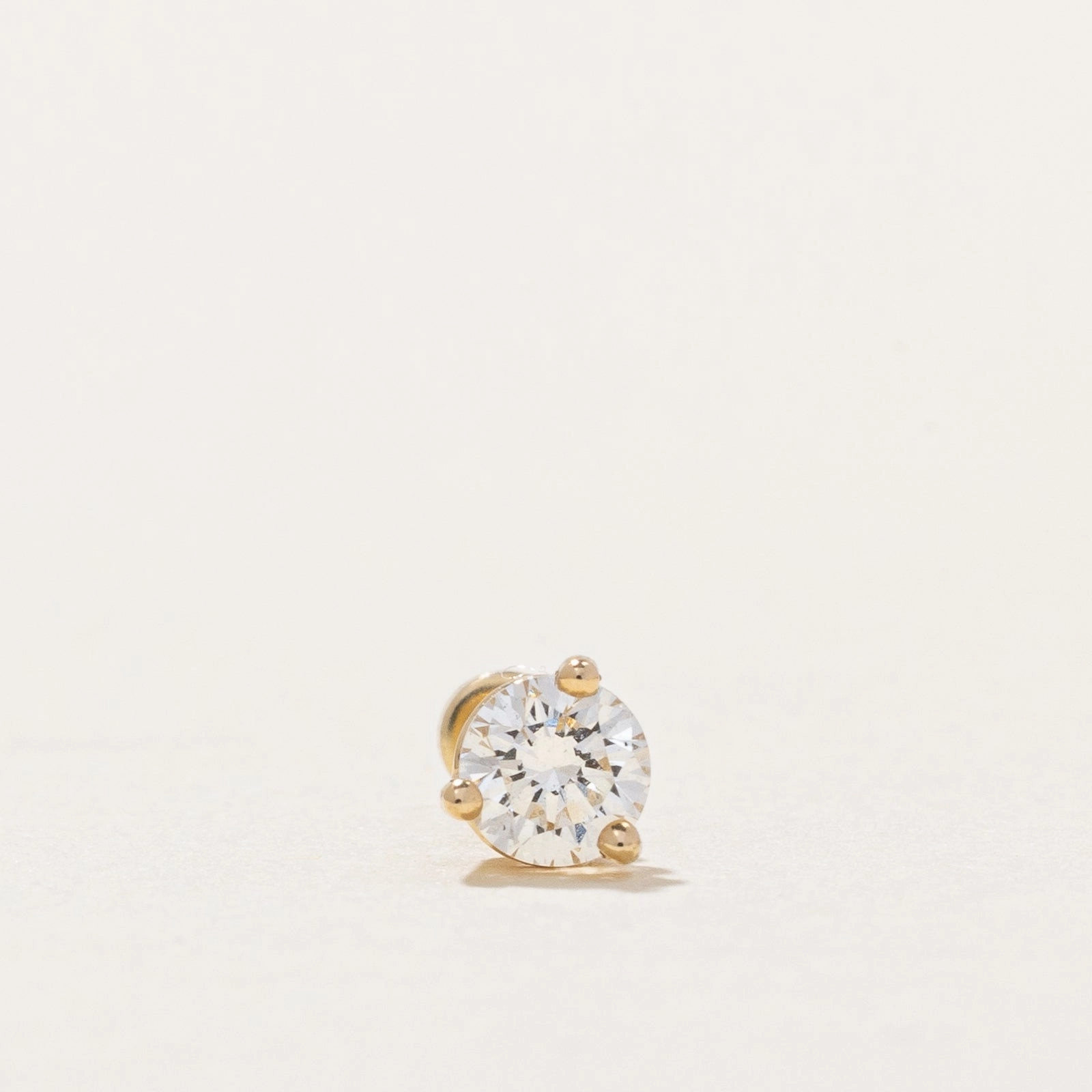 '100 Ways' Diamond Stud Press Fit Earring | 0.16ct | Camera Ready Everyday Glow