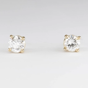 Custom Style '100 Ways' Diamond Studs | 0.93 ctw |