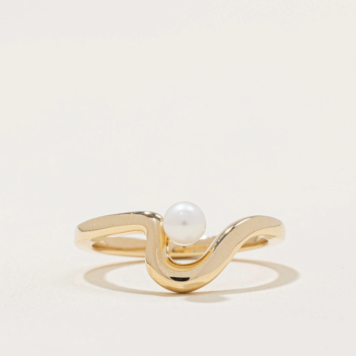 '100 Ways' Freshwater Pearl Freeform Ring | SZ 6.5 | Premium Finish Natural Fit