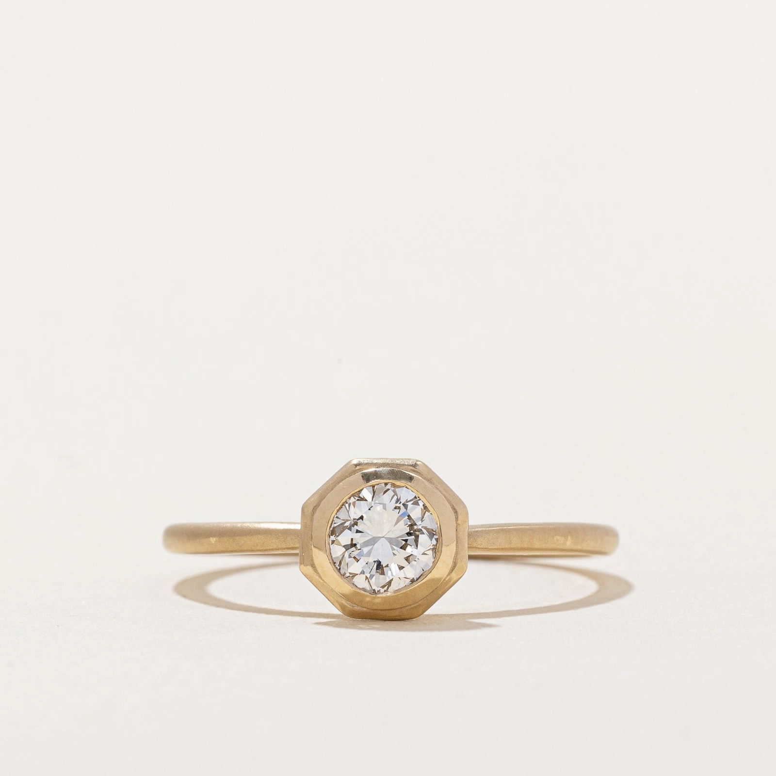 '100 Ways' GIA Certified Diamond Octagon Engagement Ring | 0.56ct | SZ 7 | Chic Fusion Vibrant Highlight