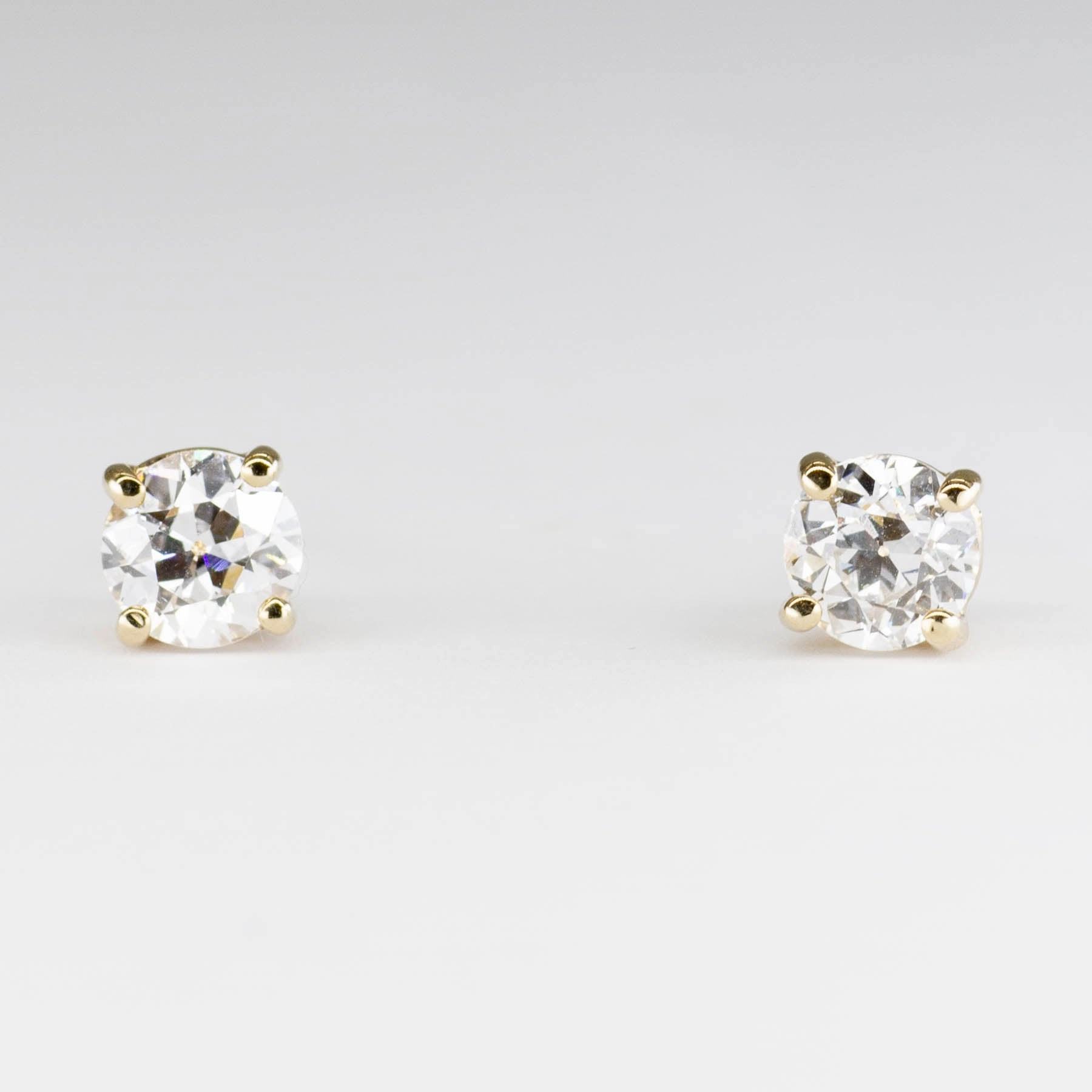 Opulent Glow Quiet Glow '100 Ways' Old European Diamond Studs | 1.01 ctw |