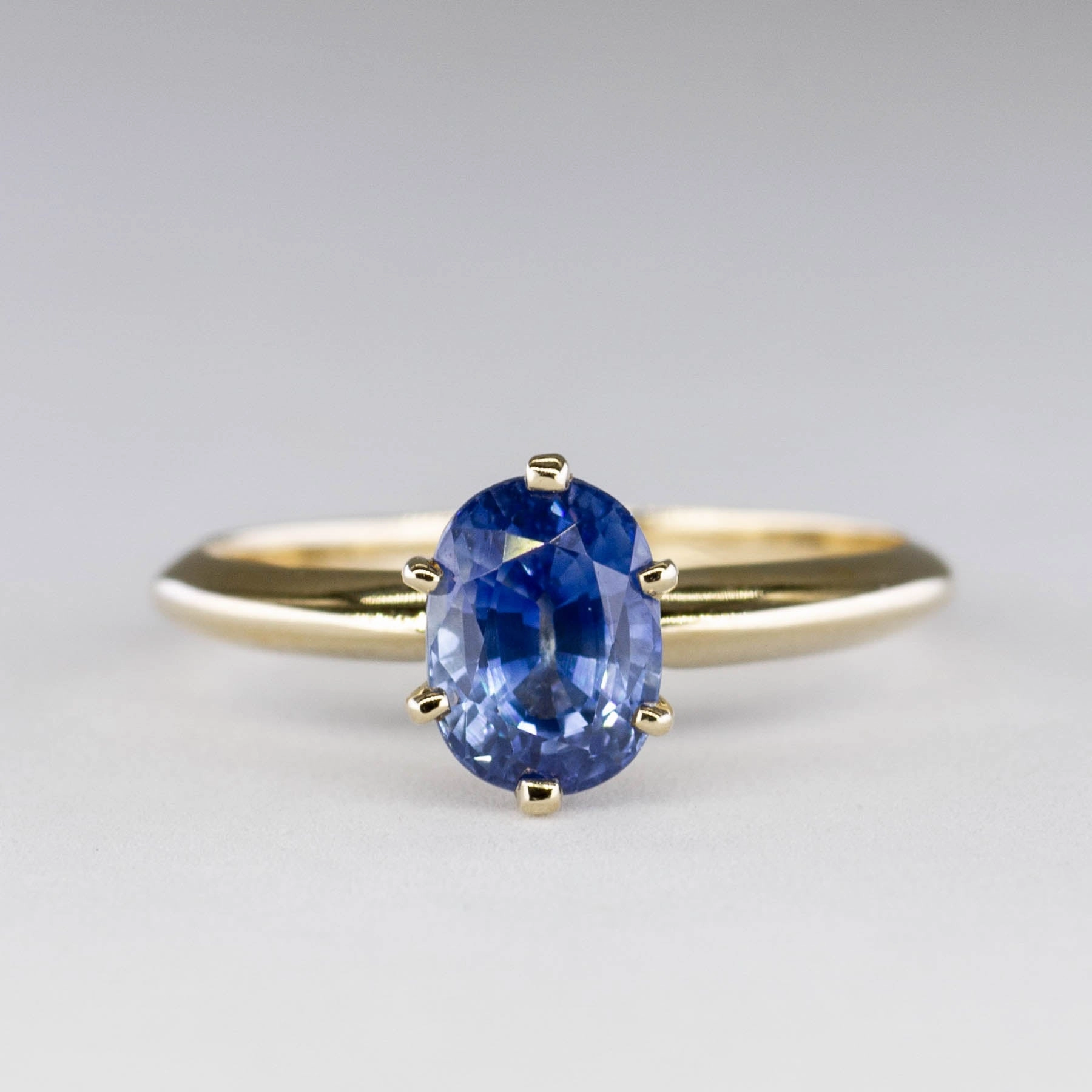 '100 Ways' Oval Sapphire Solitaire Ring | 1.53ct | SZ 6.5 | Refined Sparkle Elegant Shape