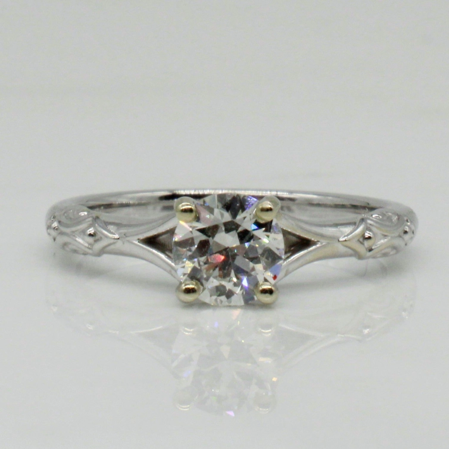 Glow Look '100 Ways' Split Shank Old European Diamond Engagement Ring | 0.70ct | SZ 6.75 |