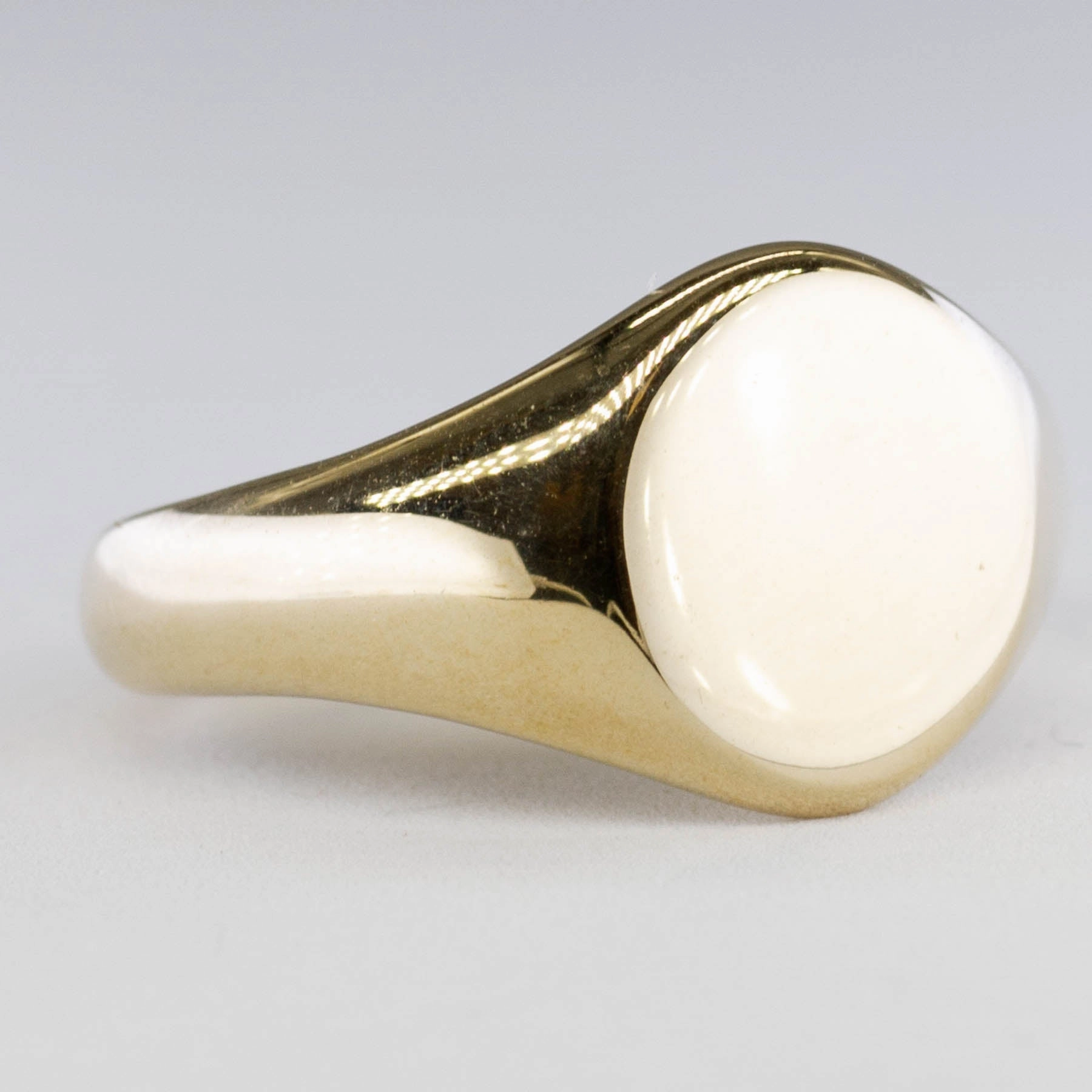 refined design Creative Craft '100 Ways' Yellow Gold Signet Ring | Options Available |