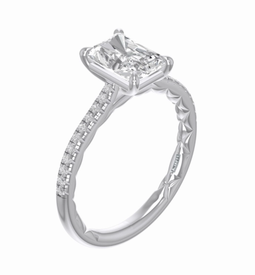 Diamond Engagement Rings w/o Center Bendable Item