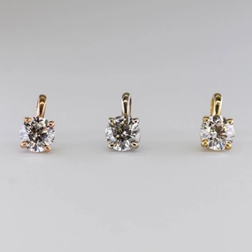 '100 Ways' Solitaire Diamond Pendant | Options Available | Unique Gem