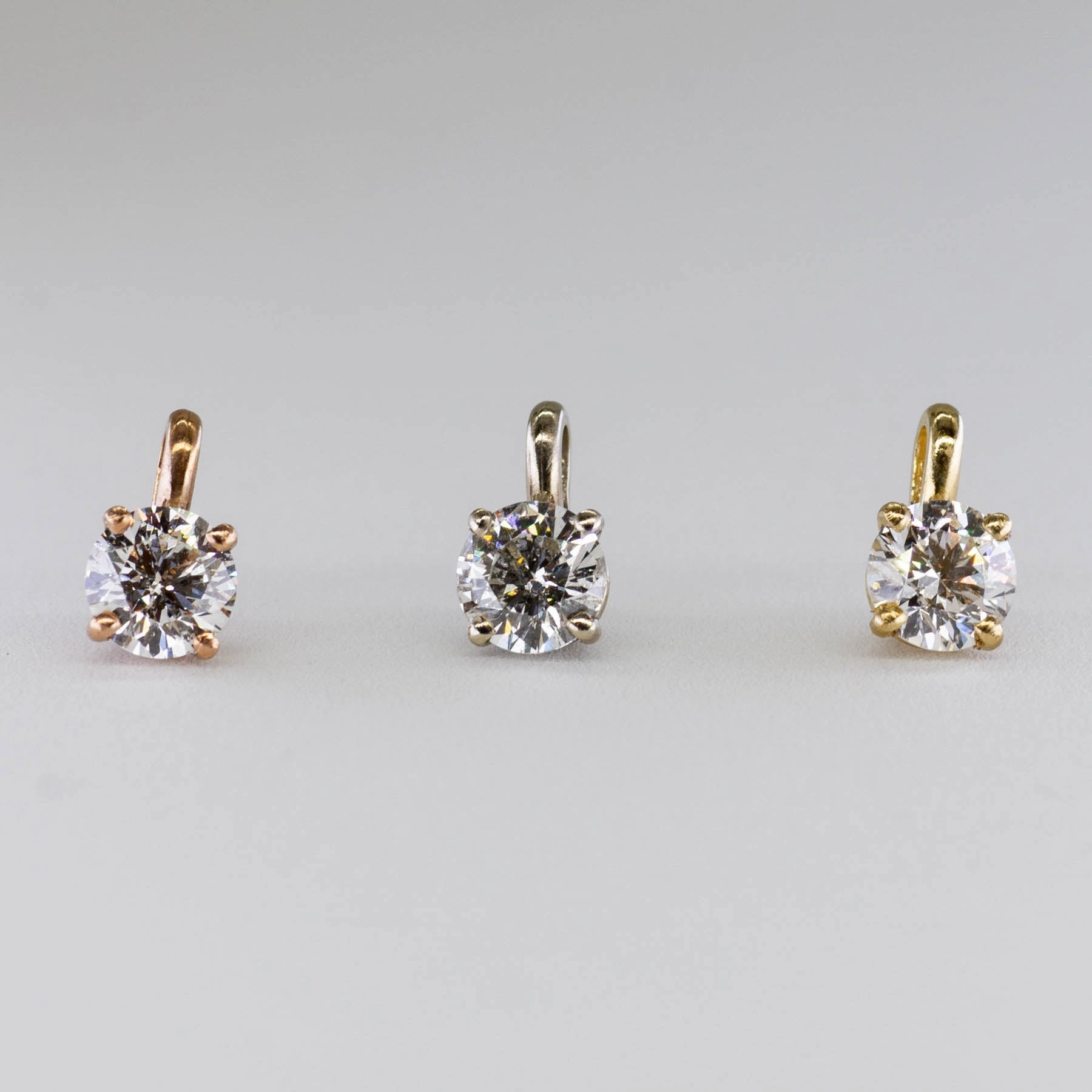 '100 Ways' Solitaire Diamond Pendant | Options Available | Radiant Finish Pieces