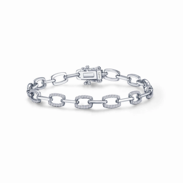Alluring Edge Alternating Link Bracelet