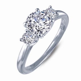 Gift For Him Three-Stone Engagement Ring