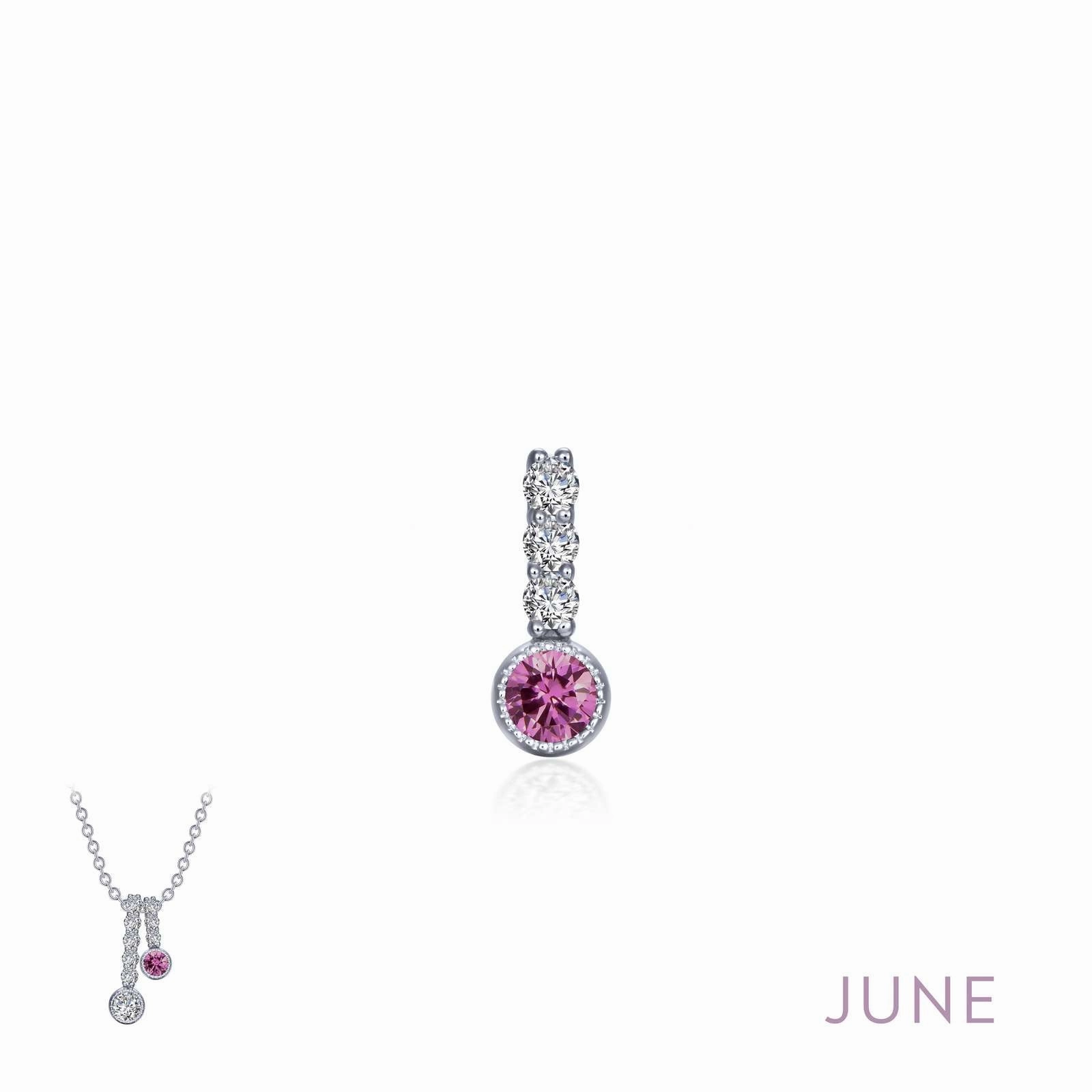 Dusk Style Lafonn June Birthstone Love Pendant