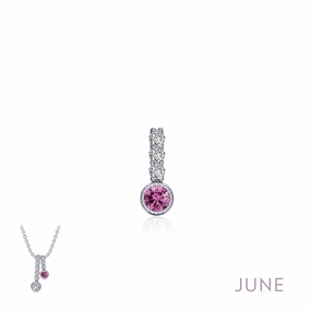 Dusk Style Lafonn June Birthstone Love Pendant