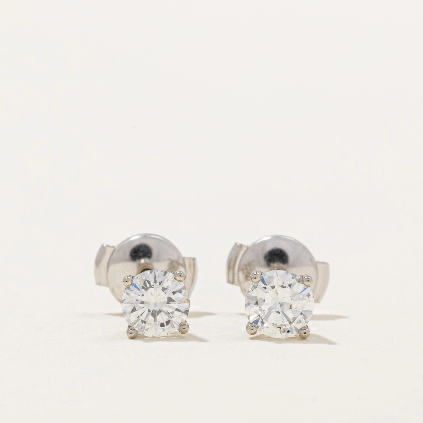 100 Ways' GIA Certified Diamond Stud Earrings  | 0.85ctw SI1/SI2 G | Fine finishing