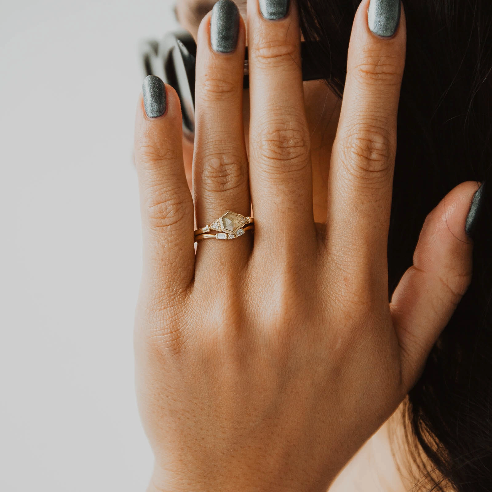 Hazel Ring - Mined Yellow Diamond Economical Item