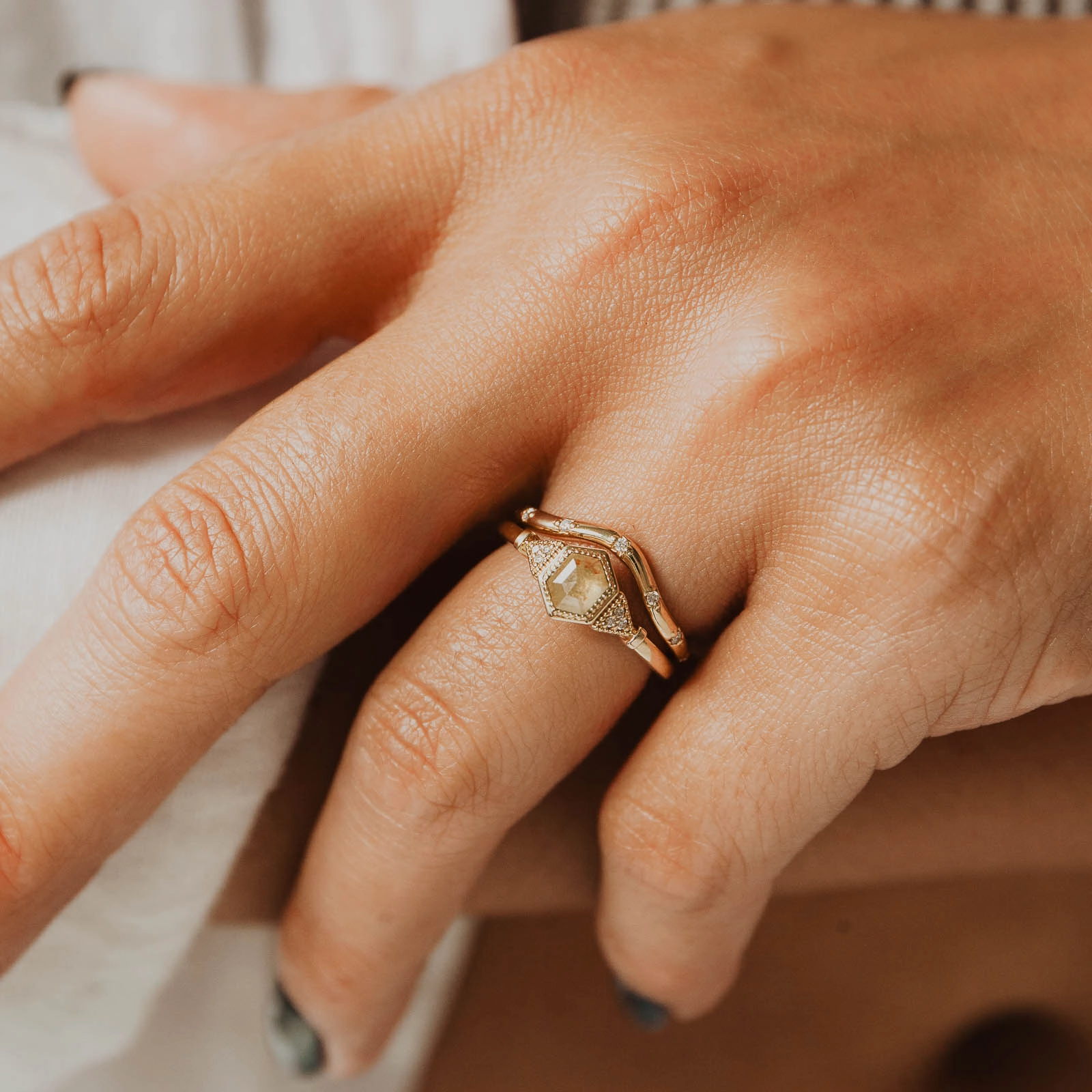 Hazel Ring - Mined Yellow Diamond Value Product