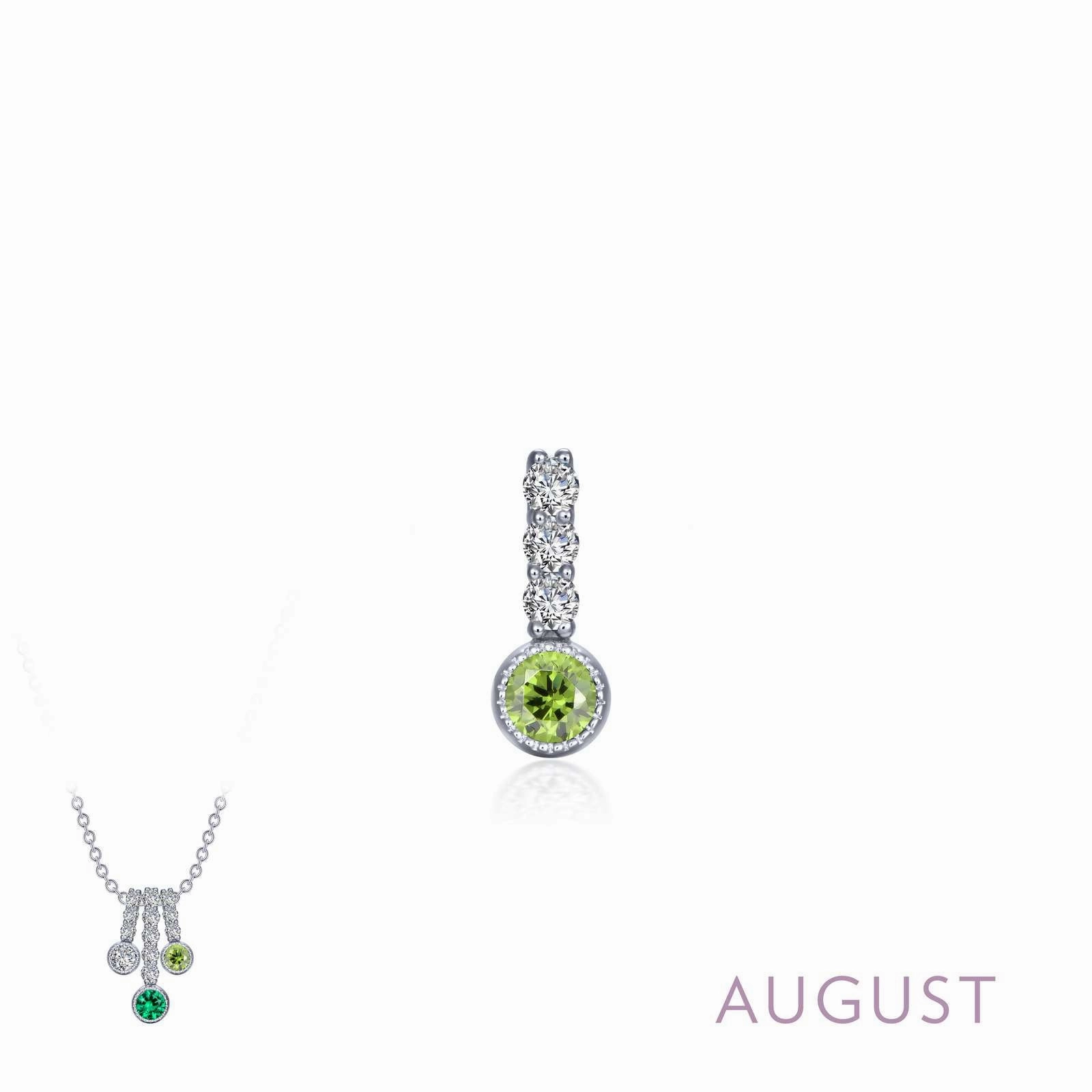 August Birthstone Love Pendant Artisan Piece Elegant Craft