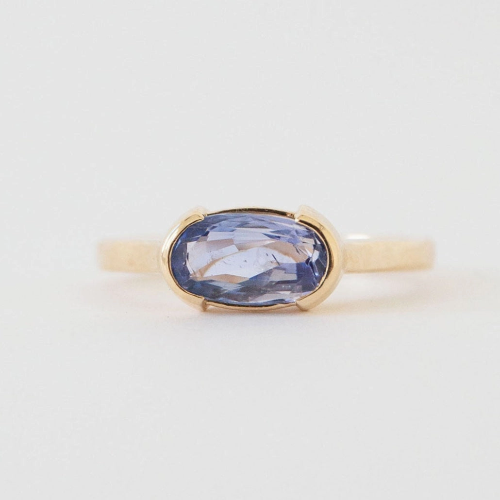 Avery Ring - Blue Sapphire Personal Decoration