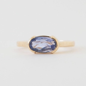 Avery Ring - Blue Sapphire Personal Decoration