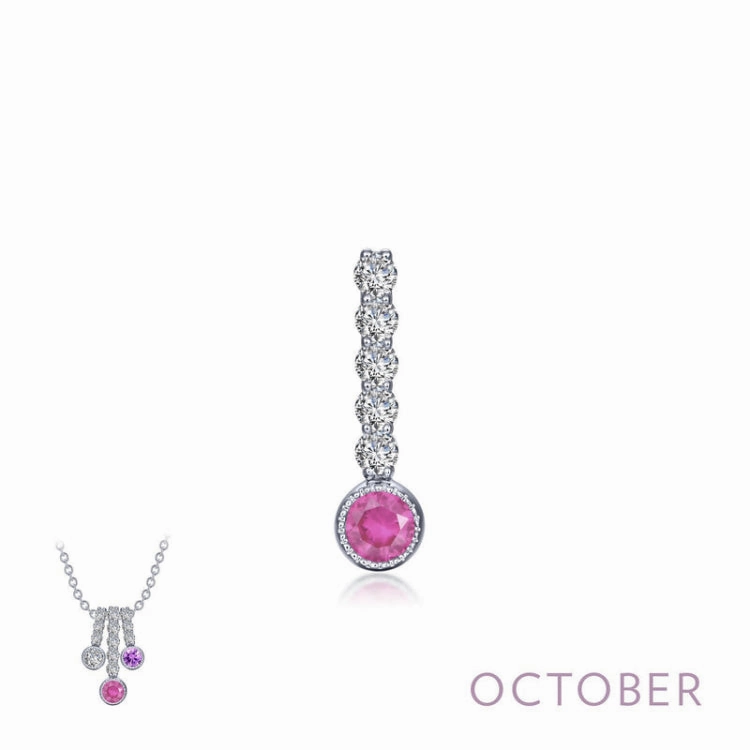 Timeless Piece Shiny Gifts October Birthstone Love Pendant