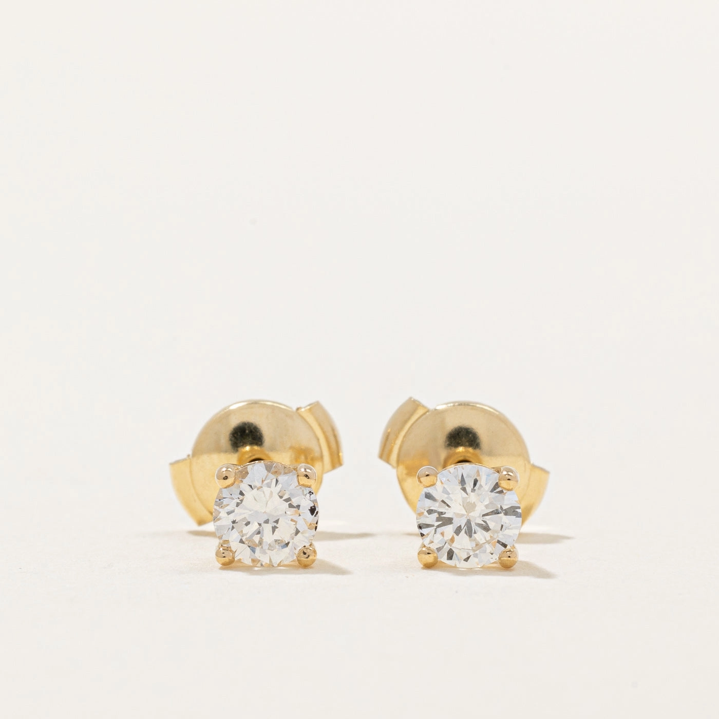 100 Ways' GIA Certified Diamond Stud Earrings | 0.70ctw VS2 H | Vivid Detail Pure Form