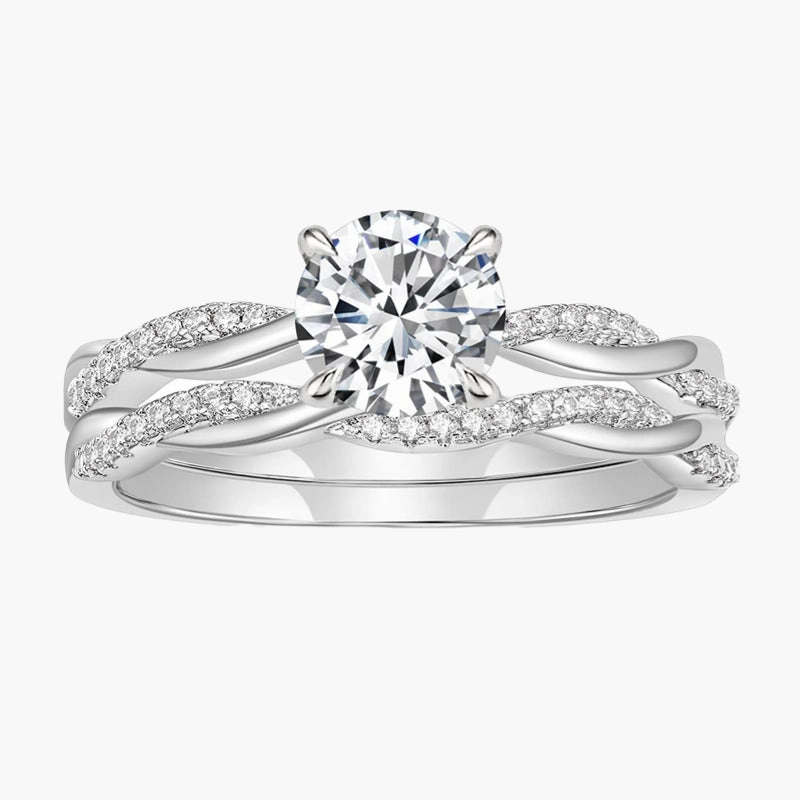 1 CT Women's Round Wedding Ring Sets Smart Look Bold Keepsake
